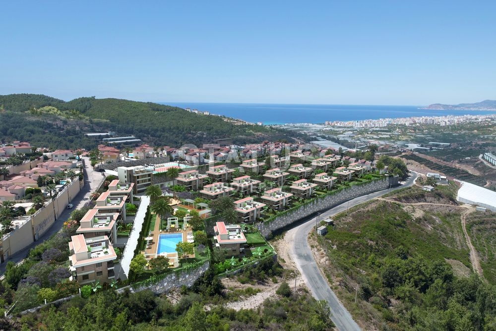 Новый комплекс вилл на этапе строительства от ведущего застройщика в Алании! фото 26