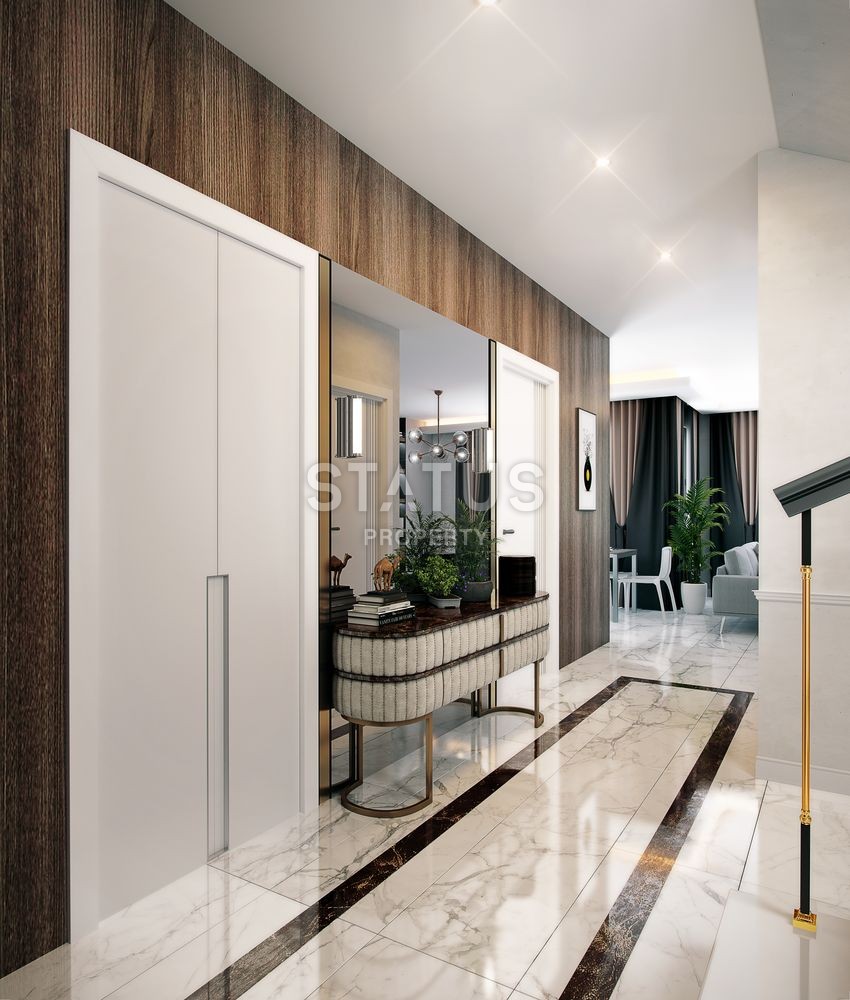 Новый комплекс вилл на этапе строительства от ведущего застройщика в Алании! фото 28