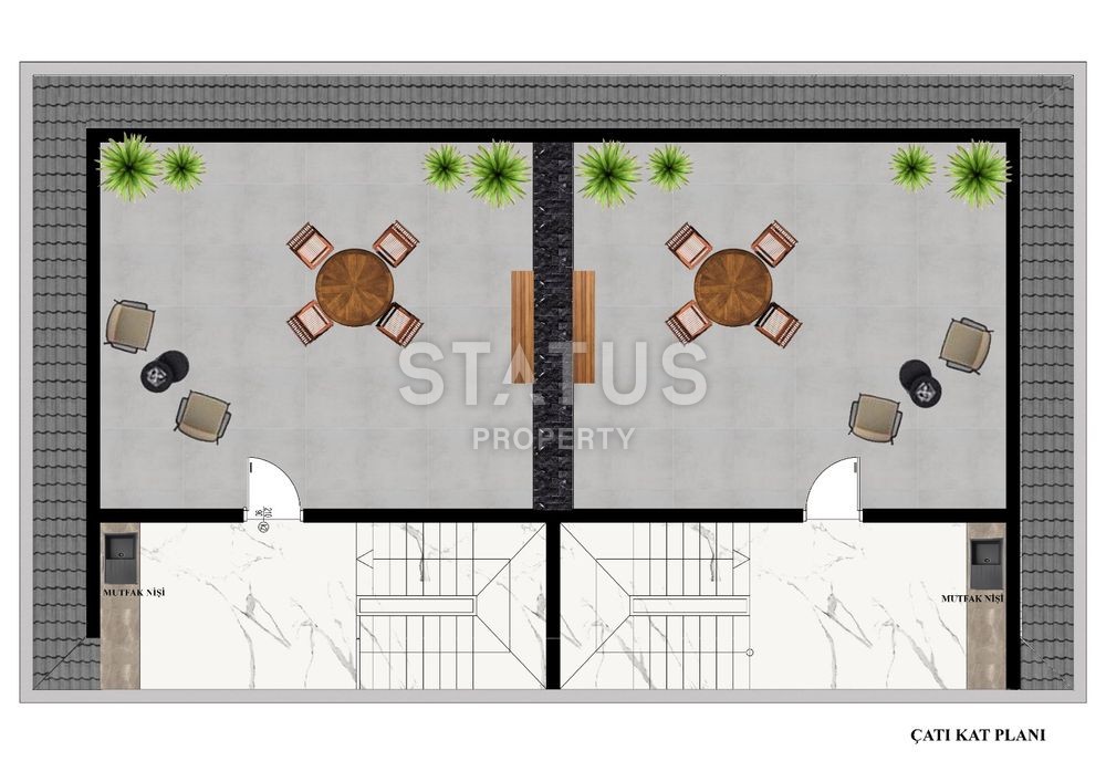 Новый комплекс вилл на этапе строительства от ведущего застройщика в Алании! фото 31