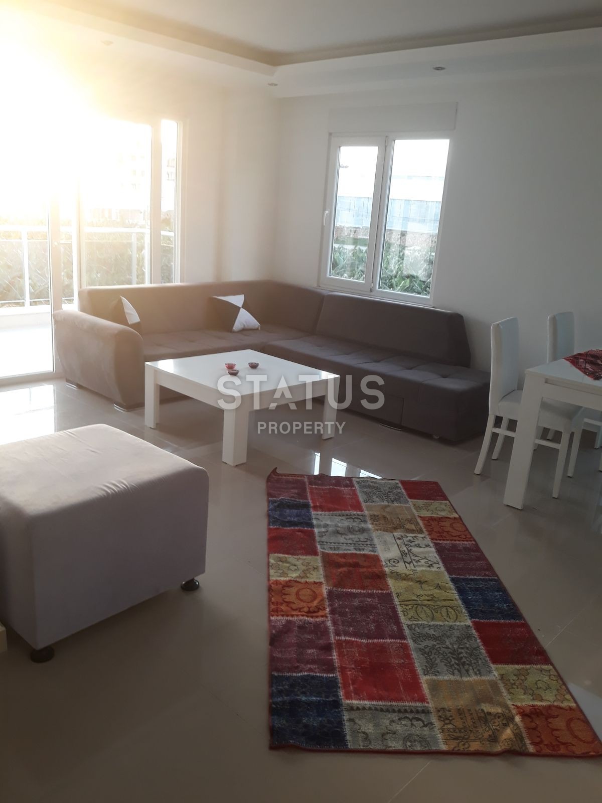 Квартира 1+1 с мебелью и техникой в 200 метрах от моря в районе Кестель. 60 кв.м. фото 14