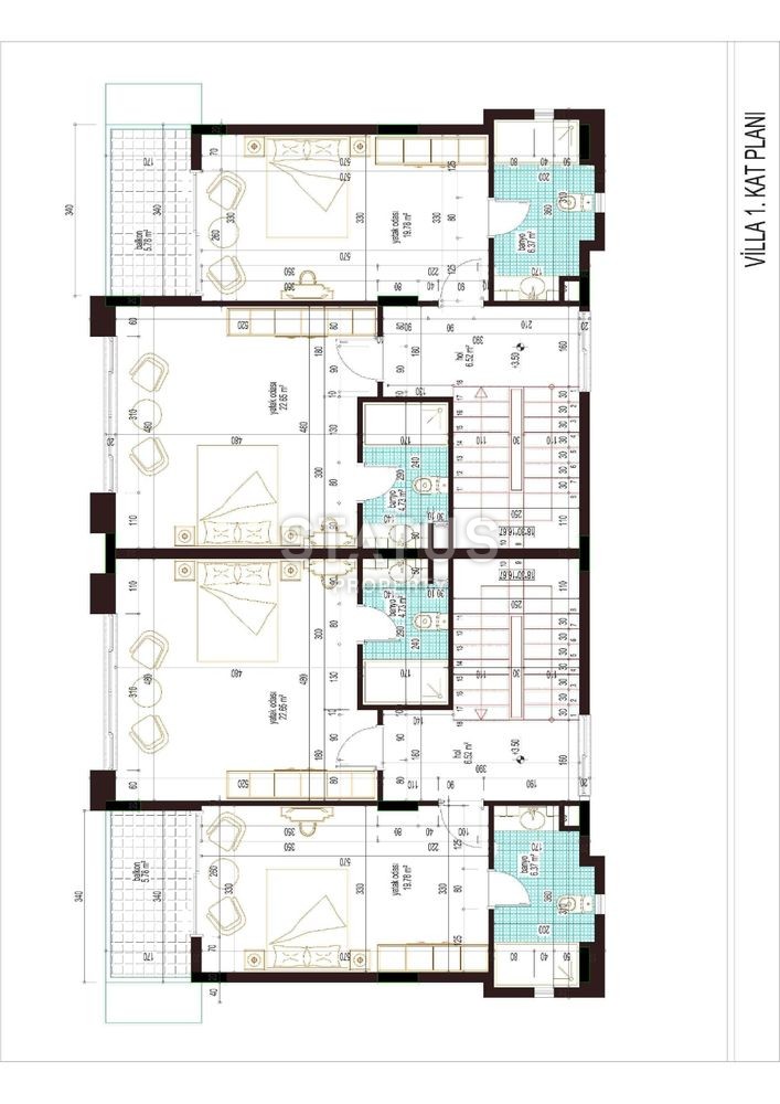 Новый комплекс вилл на этапе строительства от ведущего застройщика в Алании! фото 41