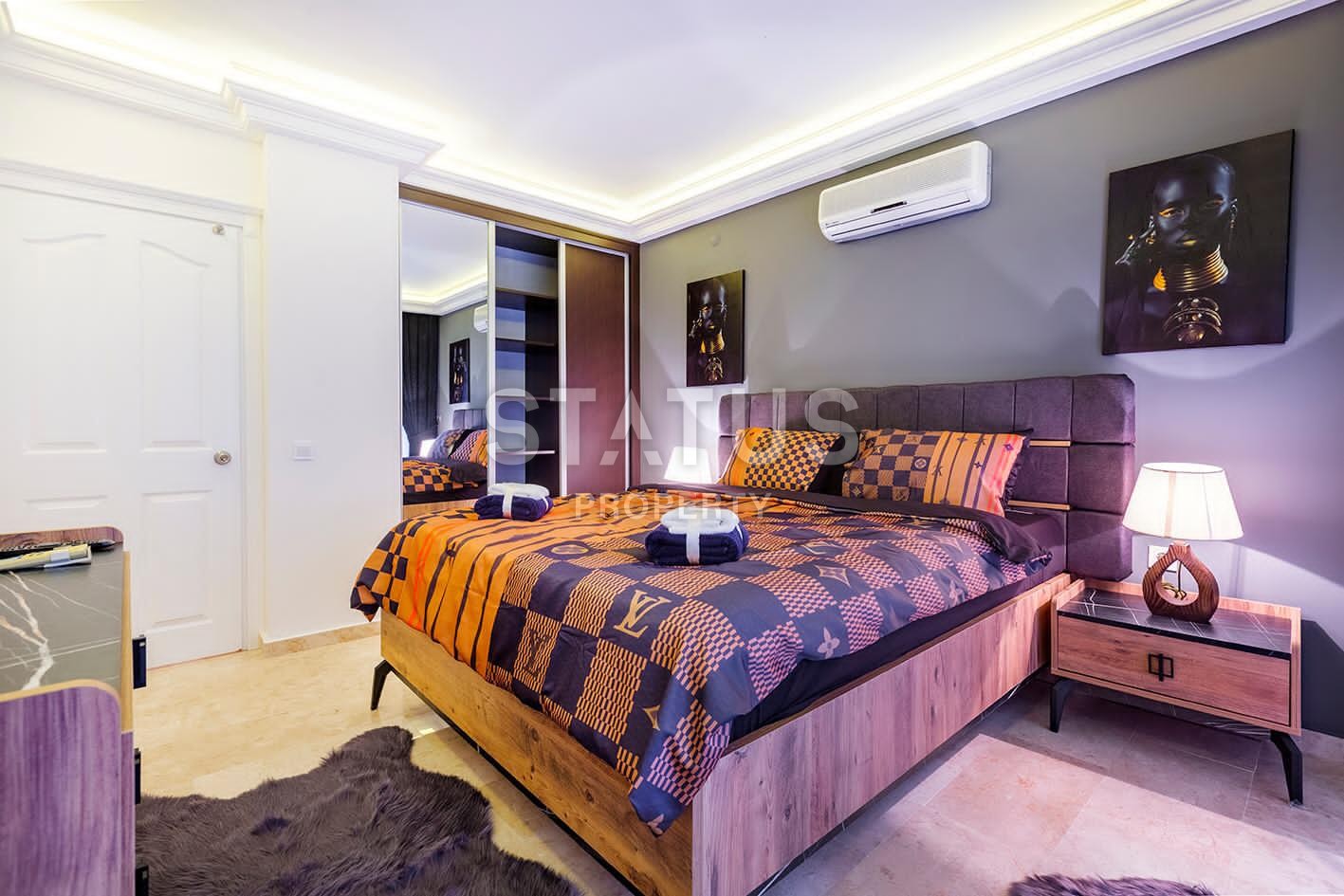 Furnished villa with private garage in Kargicak. 190 sq.m. фото 5