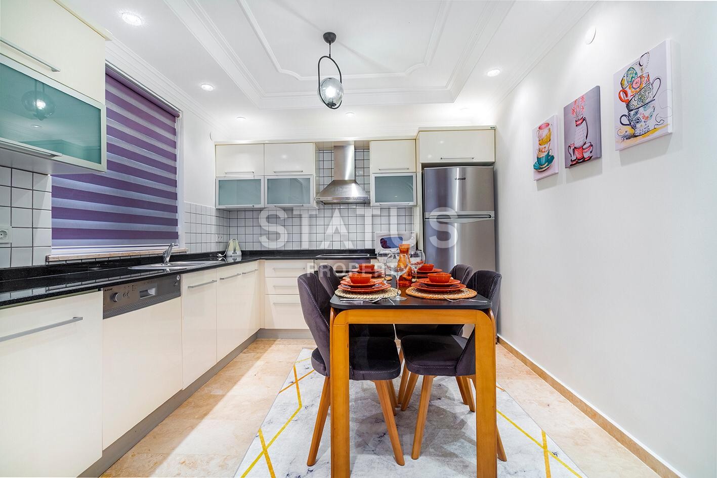 Furnished villa with private garage in Kargicak. 190 sq.m. фото 10