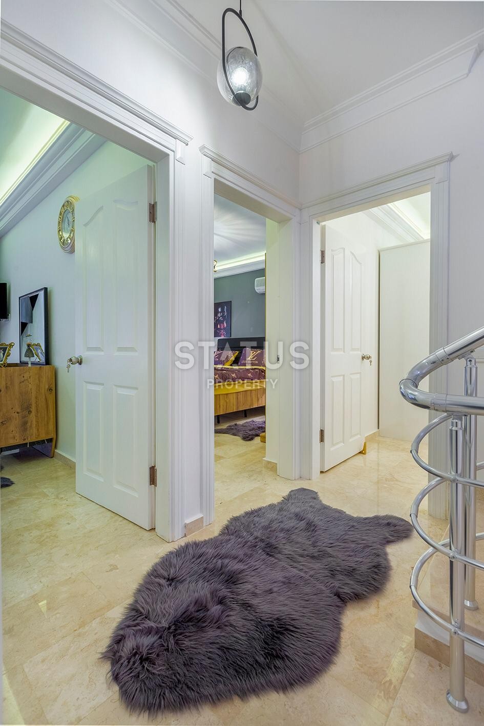 Furnished villa with private garage in Kargicak. 190 sq.m. фото 21