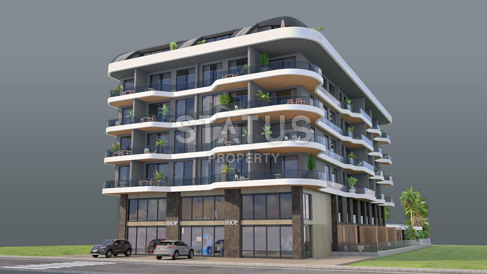 Новый проект на стадии строительства. Первая береговая линия. Каргыджак, Алания. фото 9