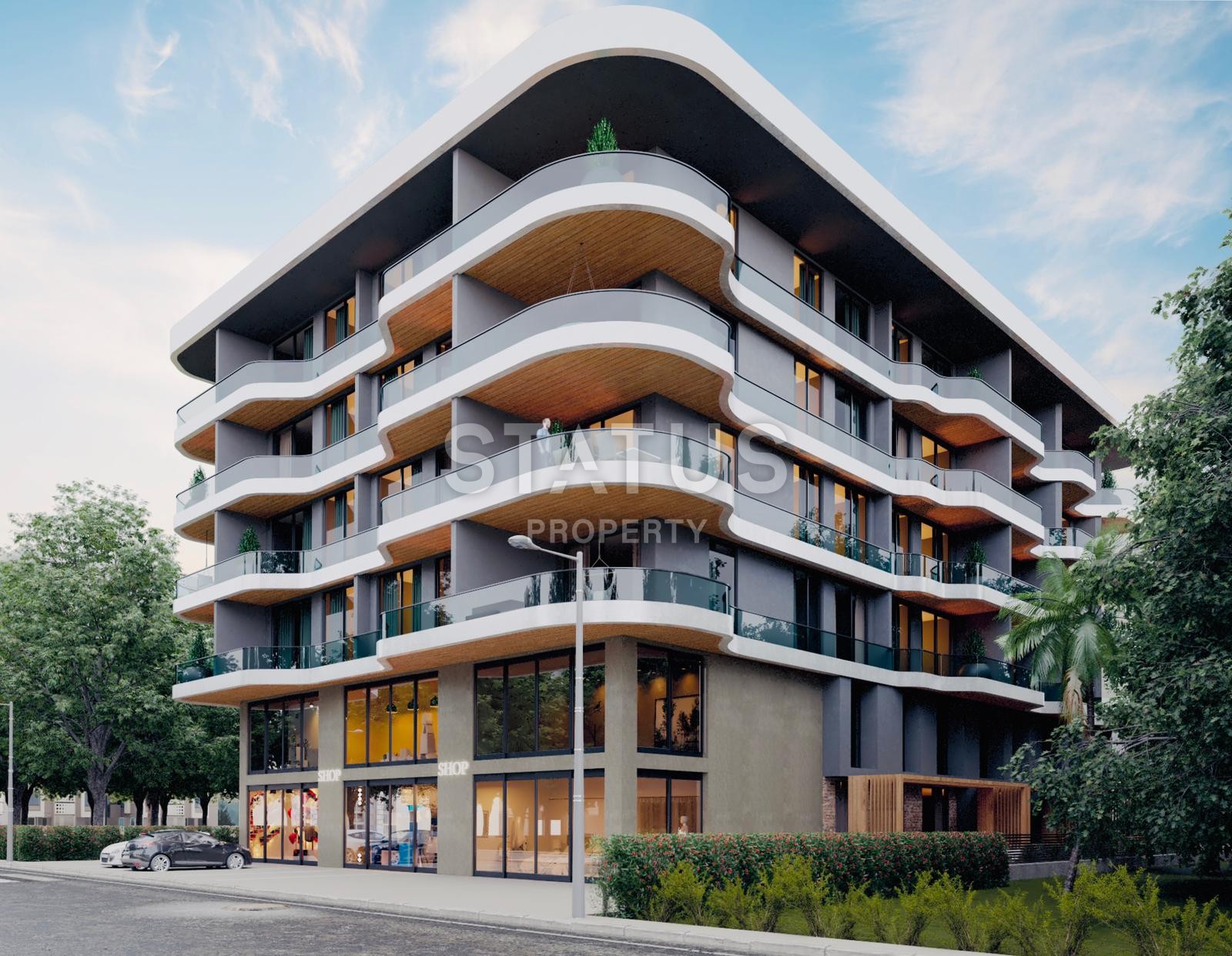 Новый проект на стадии строительства. Первая береговая линия. Каргыджак, Алания. фото 11