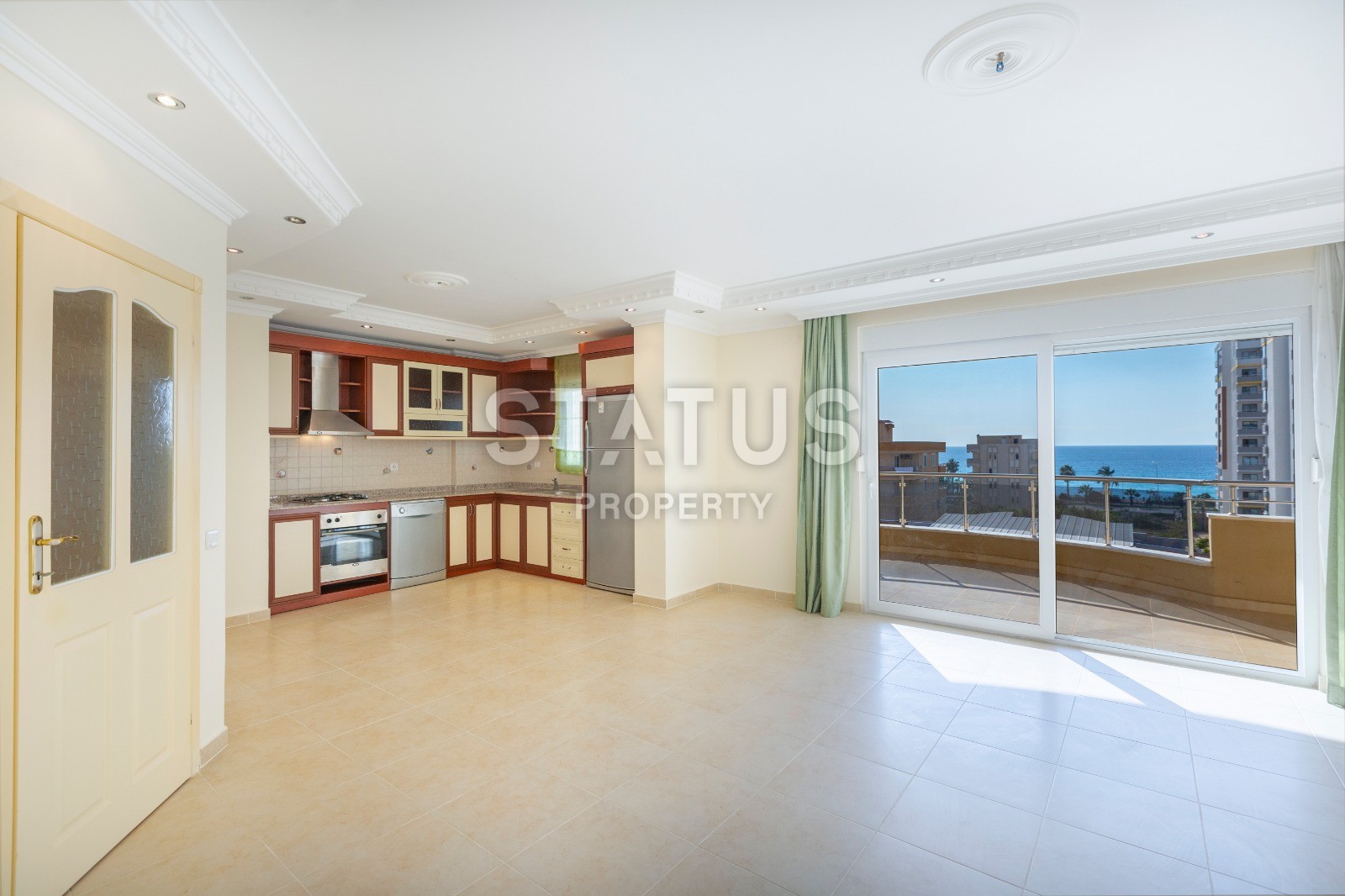 Апартаменты 2+1 с прямым видом на море 125 м2. Махмутлар, Алания. фото 4