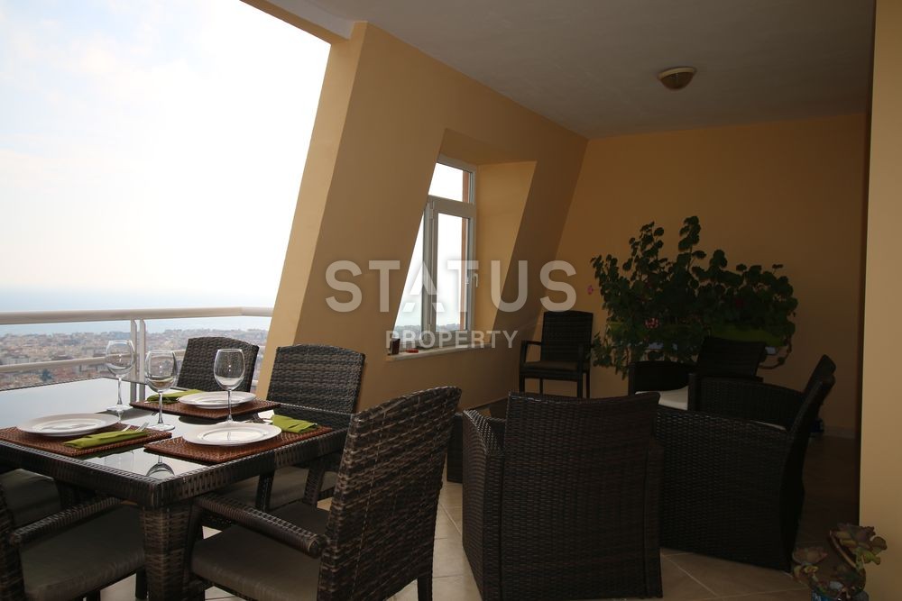 Люкс квартира! Завораживающий вид на Аланию, крепость и Средиземное море! Супер цена! 185 кв.м. фото 13