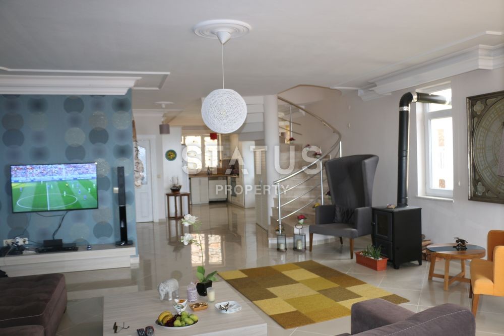 Люкс квартира! Завораживающий вид на Аланию, крепость и Средиземное море! Супер цена! 185 кв.м. фото 15