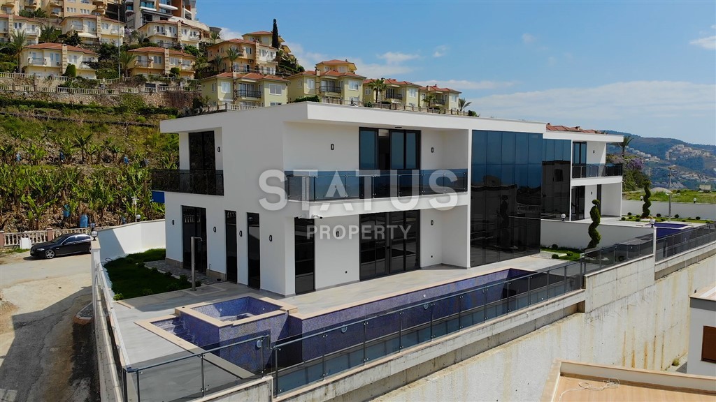 Luxurious detached villa 4+1 with a beautiful panorama, 550 m2. Kargicak, Alanya. фото 3