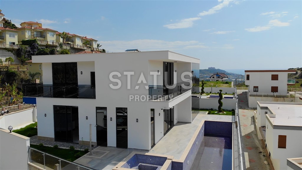 Luxurious detached villa 4+1 with a beautiful panorama, 550 m2. Kargicak, Alanya. фото 5