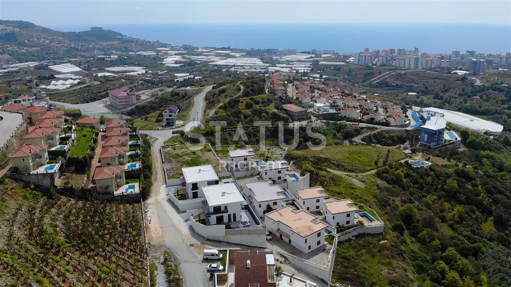 Luxurious detached villa 4+1 with a beautiful panorama, 550 m2. Kargicak, Alanya. фото 7