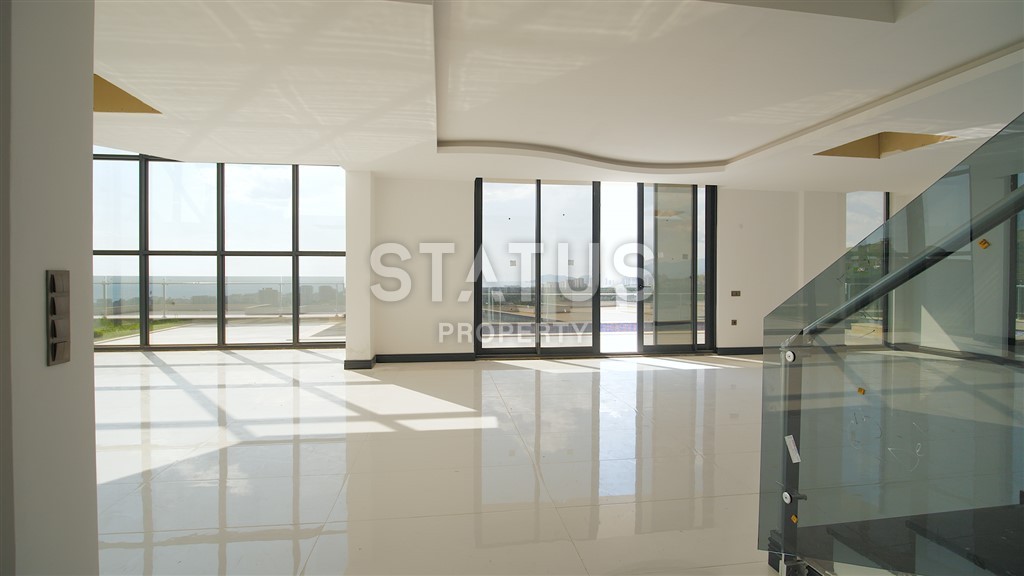 Luxurious detached villa 4+1 with a beautiful panorama, 550 m2. Kargicak, Alanya. фото 13