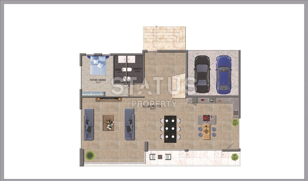 Luxurious detached villa 4+1 with a beautiful panorama, 550 m2. Kargicak, Alanya. фото 43