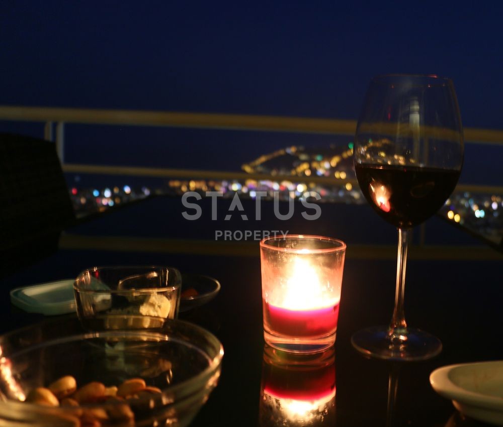 Люкс квартира! Завораживающий вид на Аланию, крепость и Средиземное море! Супер цена! 185 кв.м. фото 25