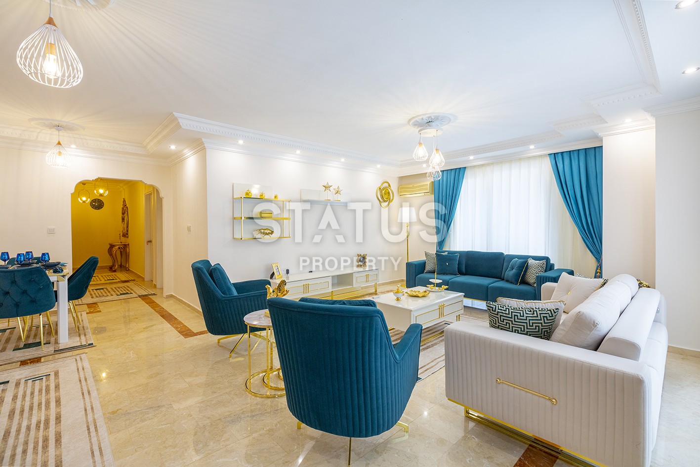 Апартаменты 2+1 с видом на море 120 м2, Махмутлар, Алания. фото 2