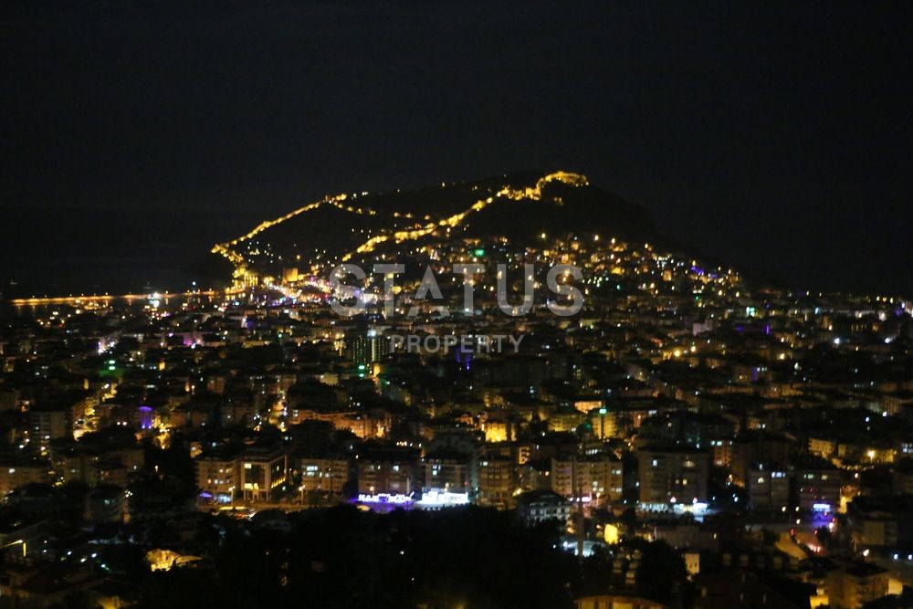 Люкс квартира! Завораживающий вид на Аланию, крепость и Средиземное море! Супер цена! 185 кв.м. фото 26