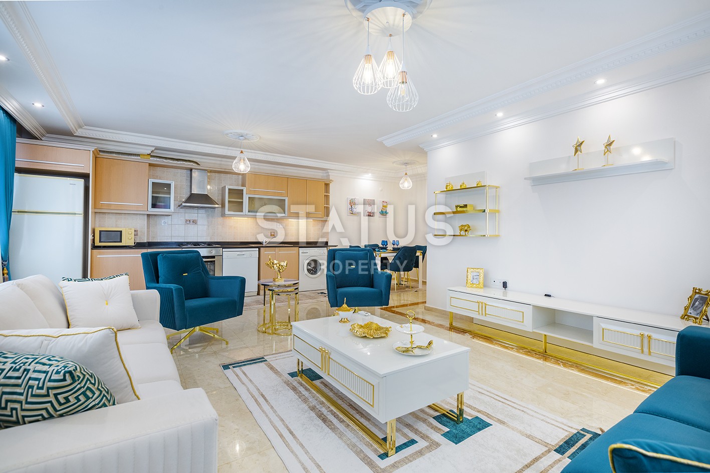 Апартаменты 2+1 с видом на море 120 м2, Махмутлар, Алания. фото 9