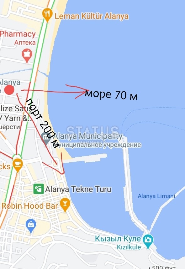 Апартаменты 1+1 в самом сердце Алании, 62 м2. фото 19