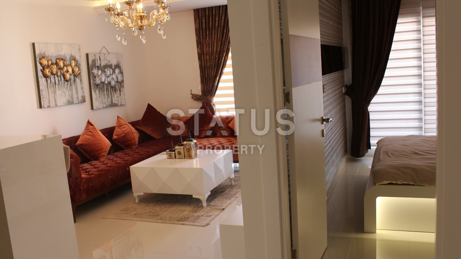 Две квартиры с мебелью! Комплекс премиум класса! 200 метров пляж Клеопатры! 60 60кв.м. фото 15