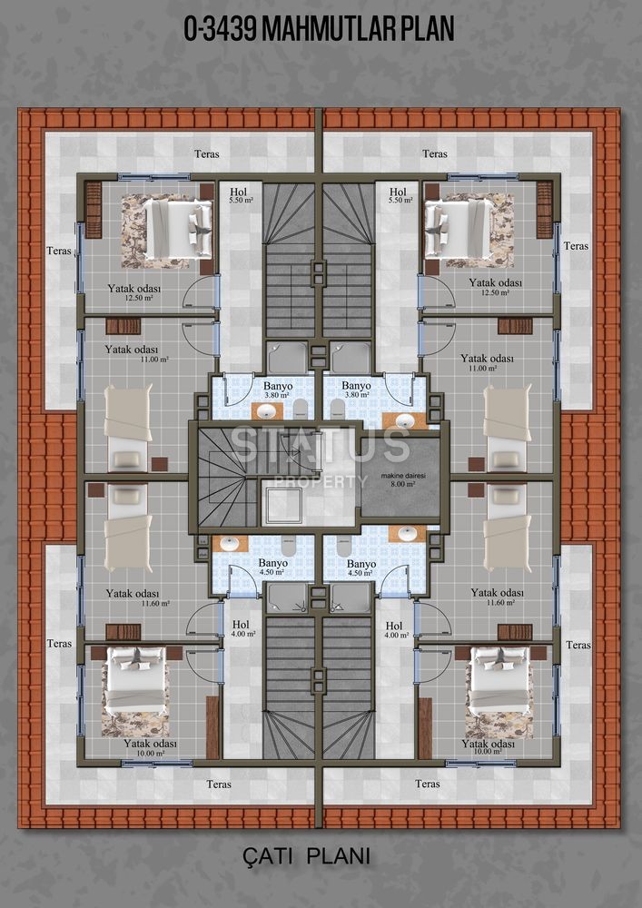 Новый проект на этапе строительства в Махмутларе по выгодным ценам! фото 8