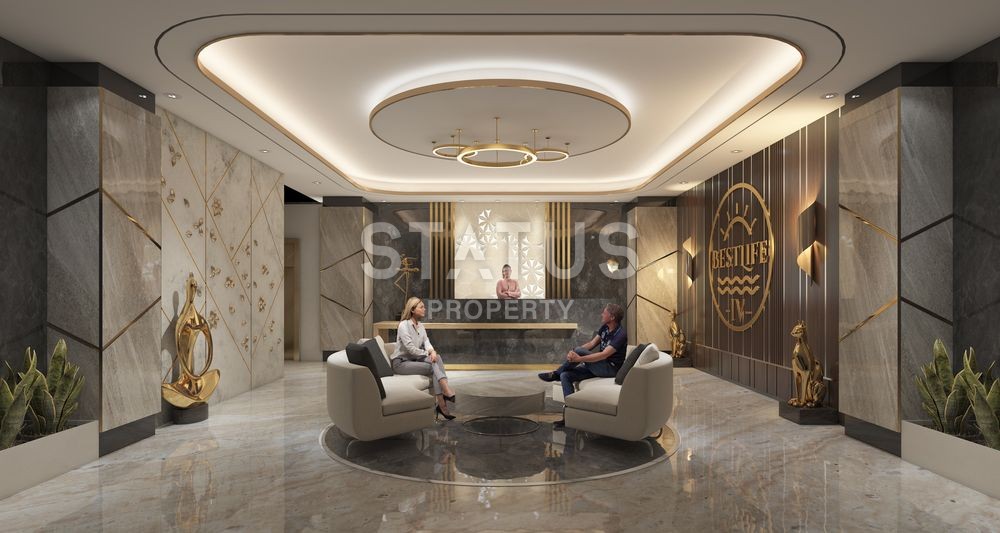 Апартаменты в комплексе на завершающем этапе строительства. Махмутлар, Алания. фото 8