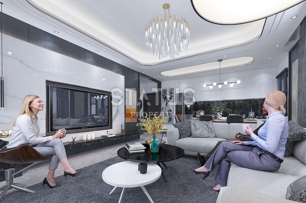 Апартаменты в комплексе на завершающем этапе строительства. Махмутлар, Алания. фото 18