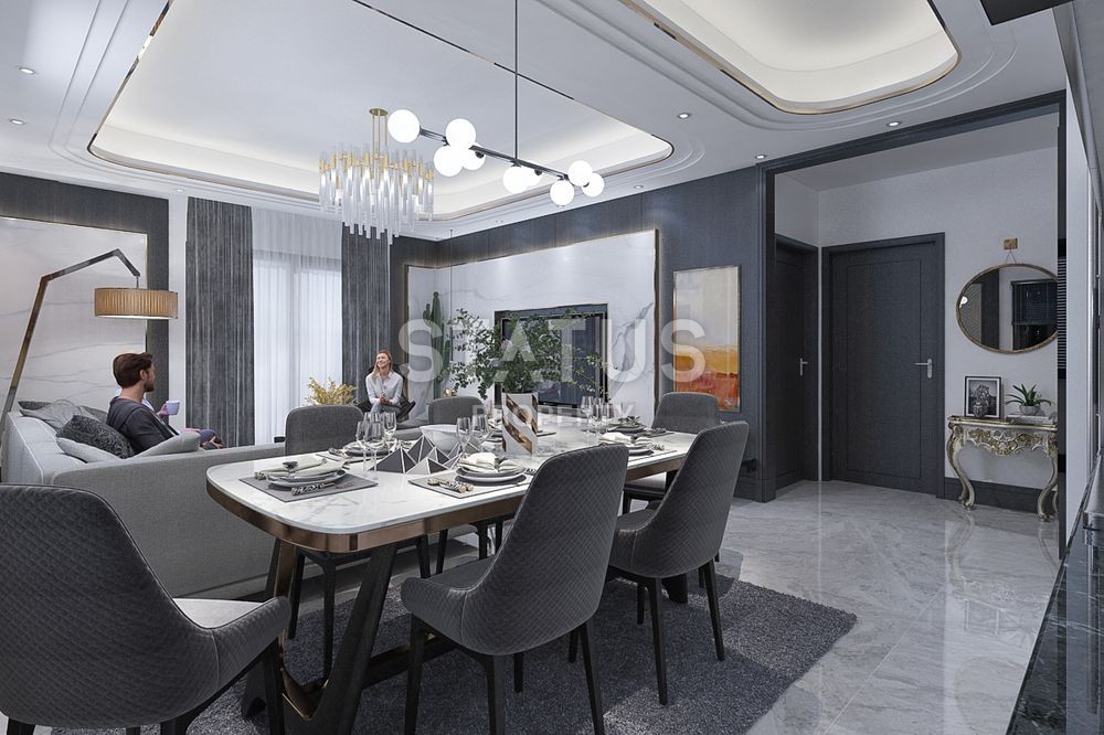 Апартаменты в комплексе на завершающем этапе строительства. Махмутлар, Алания. фото 23