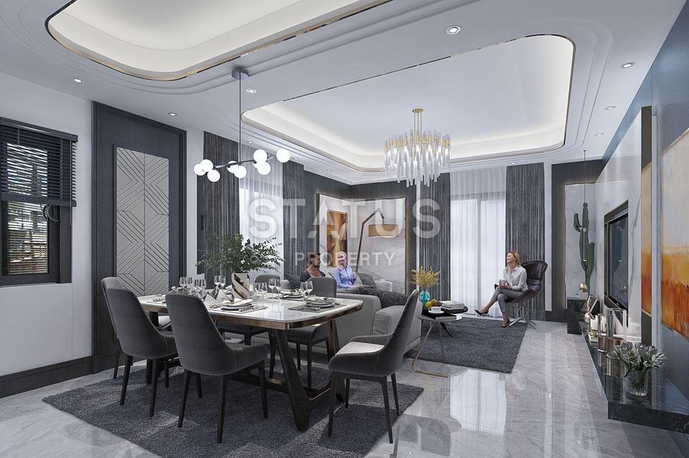 Апартаменты в комплексе на завершающем этапе строительства. Махмутлар, Алания. фото 25