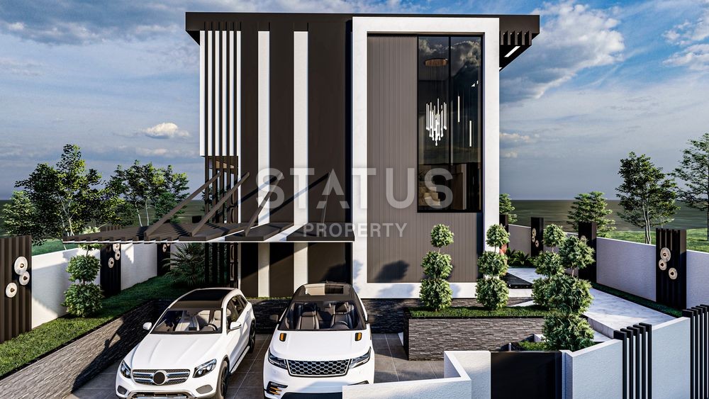 Luxury villa under construction in Kargicak! Without% installment!!! 412 sq. m. фото 3