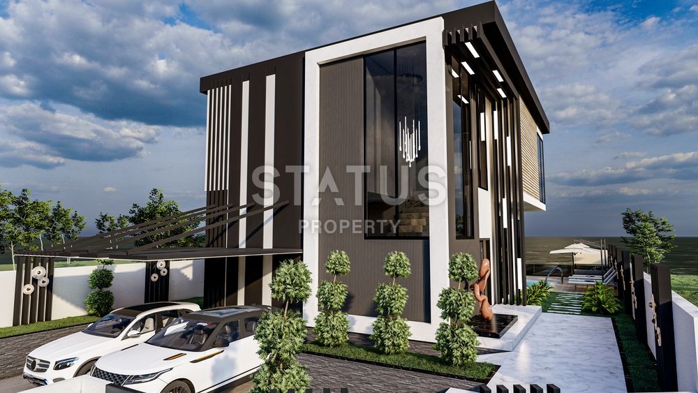 Luxury villa under construction in Kargicak! Without% installment!!! 412 sq. m. фото 4