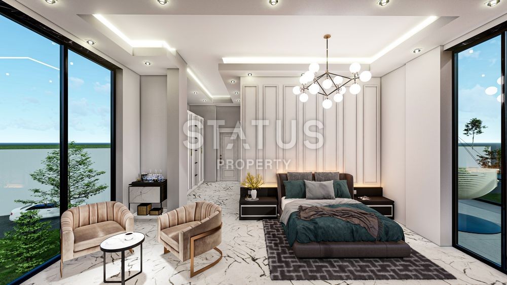 Luxury villa under construction in Kargicak! Without% installment!!! 412 sq. m. фото 7