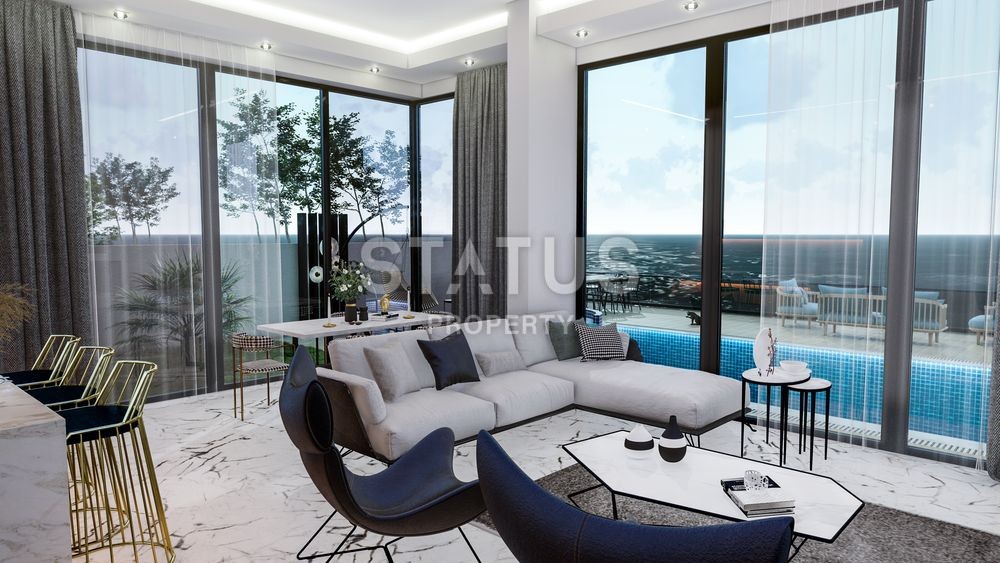 Luxury villa under construction in Kargicak! Without% installment!!! 412 sq. m. фото 10