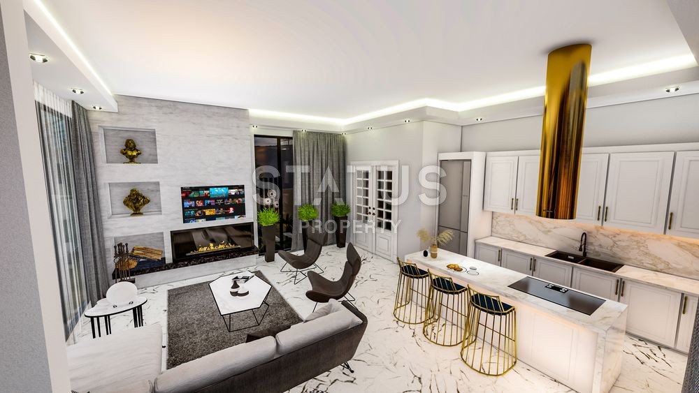 Luxury villa under construction in Kargicak! Without% installment!!! 412 sq. m. фото 11