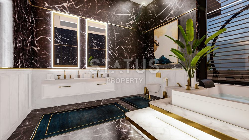 Luxury villa under construction in Kargicak! Without% installment!!! 412 sq. m. фото 12