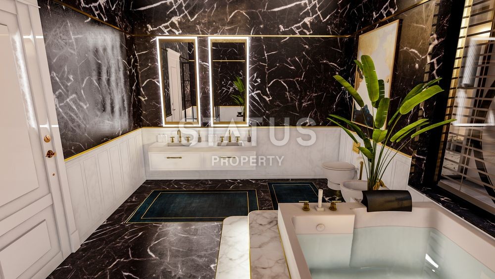 Luxury villa under construction in Kargicak! Without% installment!!! 412 sq. m. фото 18