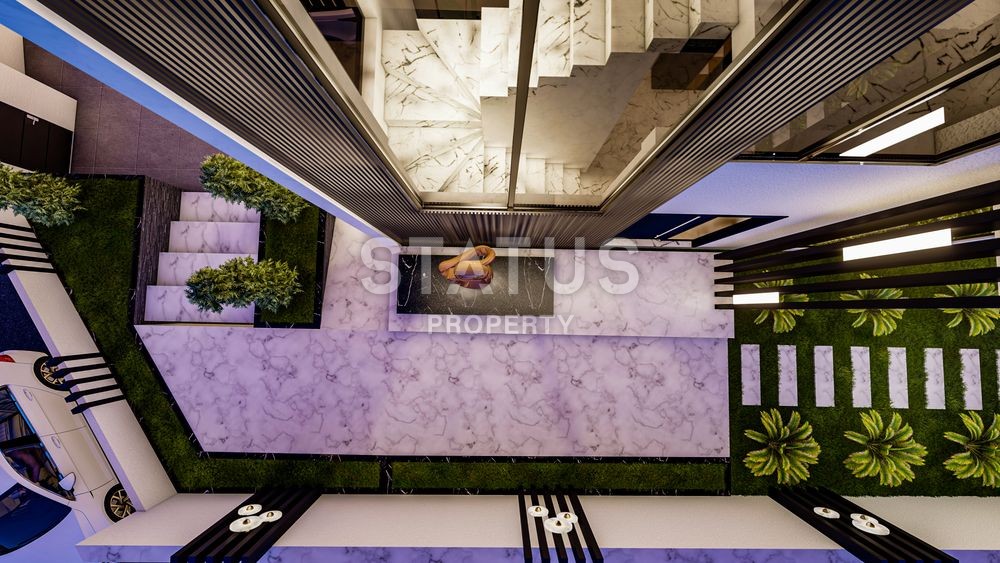 Luxury villa under construction in Kargicak! Without% installment!!! 412 sq. m. фото 19