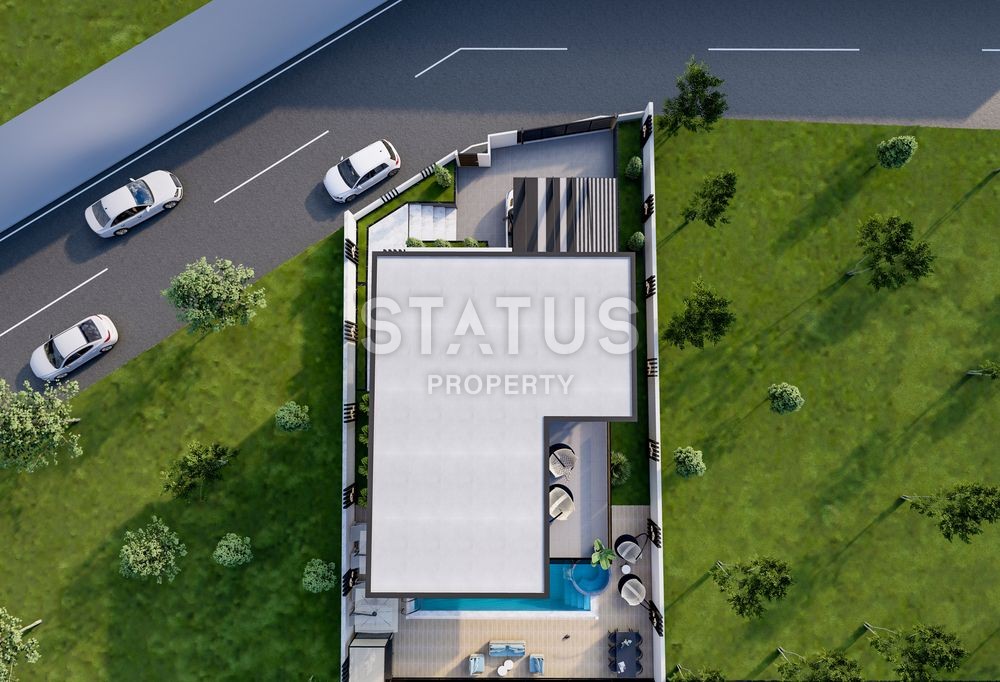 Luxury villa under construction in Kargicak! Without% installment!!! 412 sq. m. фото 21