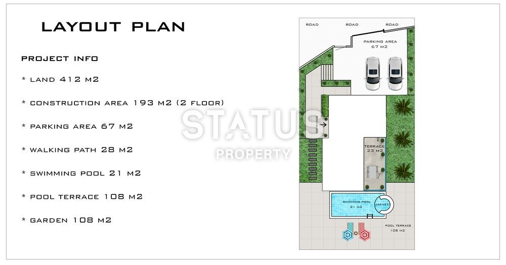 Luxury villa under construction in Kargicak! Without% installment!!! 412 sq. m. фото 22