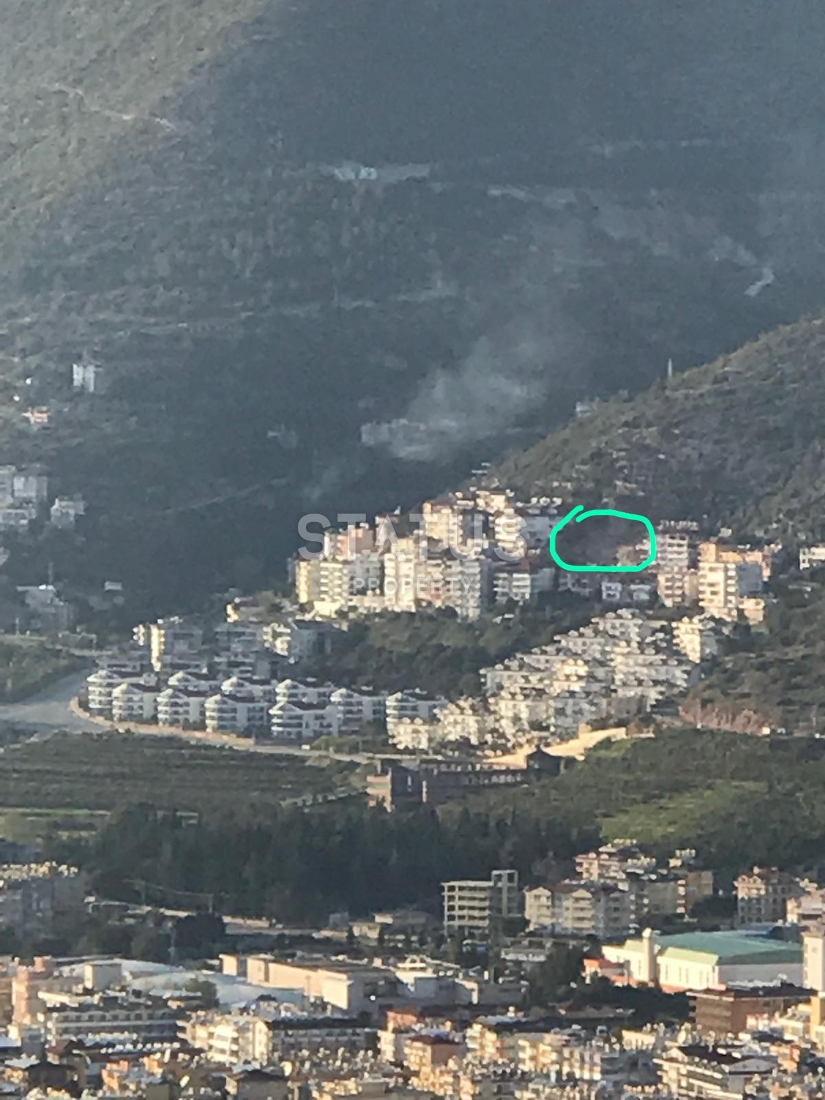 Инвестиционный участок земли с видом на море 1000 м2 возле пляжа Клеопатры. фото 8