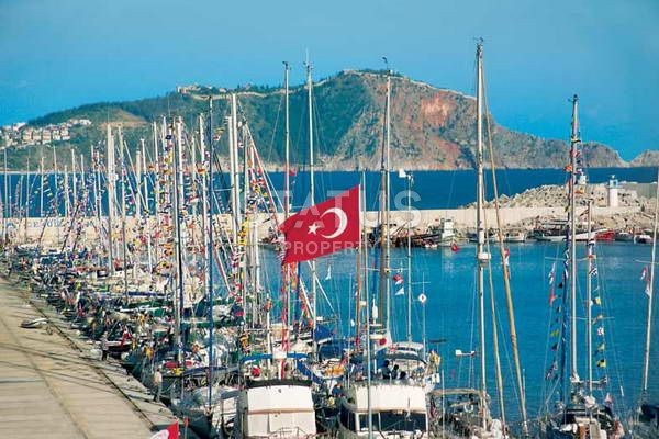 Инвестиционный участок земли с видом на море 1000 м2 возле пляжа Клеопатры. фото 13