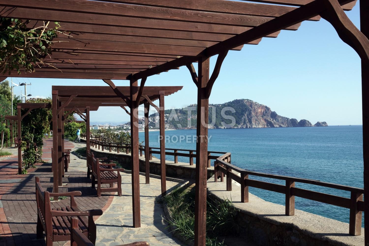 Инвестиционный участок земли с видом на море 1000 м2 возле пляжа Клеопатры. фото 15