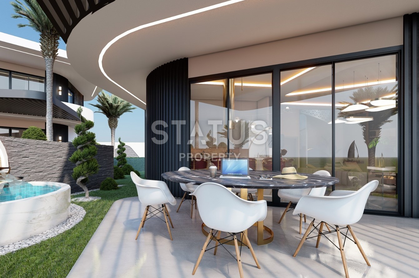 Two ultra-lux villas with panoramic views under construction, 1000 m2. Kargicak, Alanya. фото 3