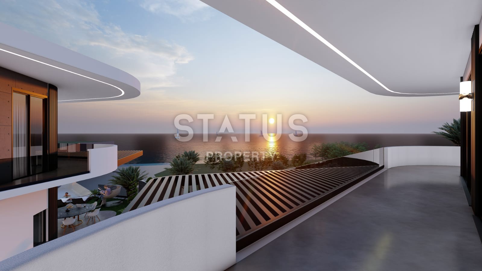 Two ultra-lux villas with panoramic views under construction, 1000 m2. Kargicak, Alanya. фото 4