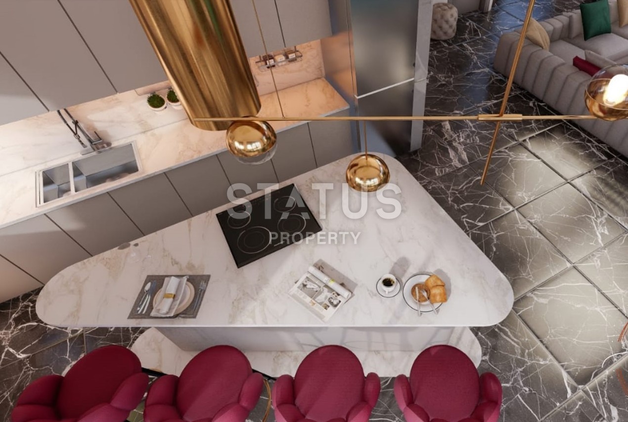 Two ultra-lux villas with panoramic views under construction, 1000 m2. Kargicak, Alanya. фото 18