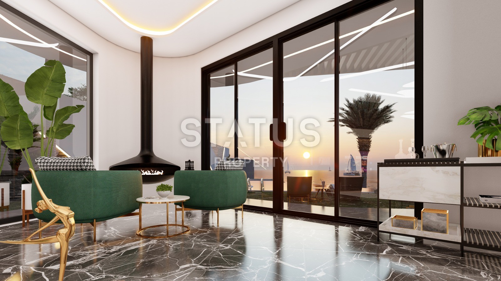 Two ultra-lux villas with panoramic views under construction, 1000 m2. Kargicak, Alanya. фото 22