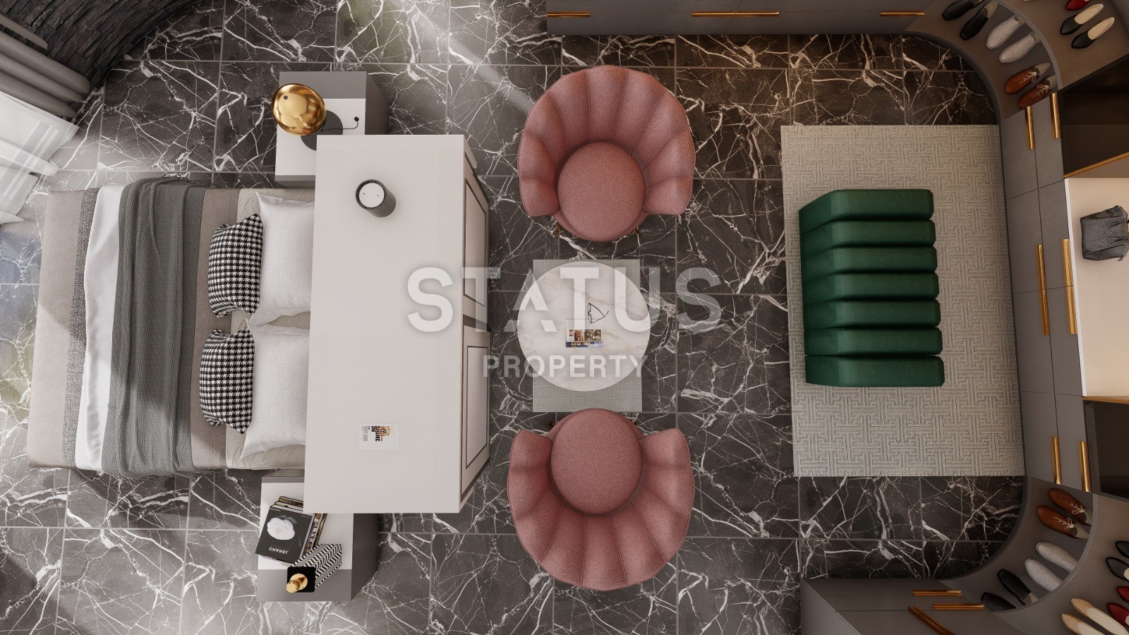 Two ultra-lux villas with panoramic views under construction, 1000 m2. Kargicak, Alanya. фото 23