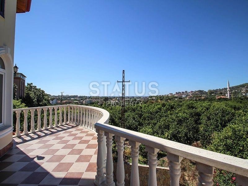 Шикарная вилла 3+1 с большой территорией 1261 м2 и панорамным видом. Оба, Алания. фото 22