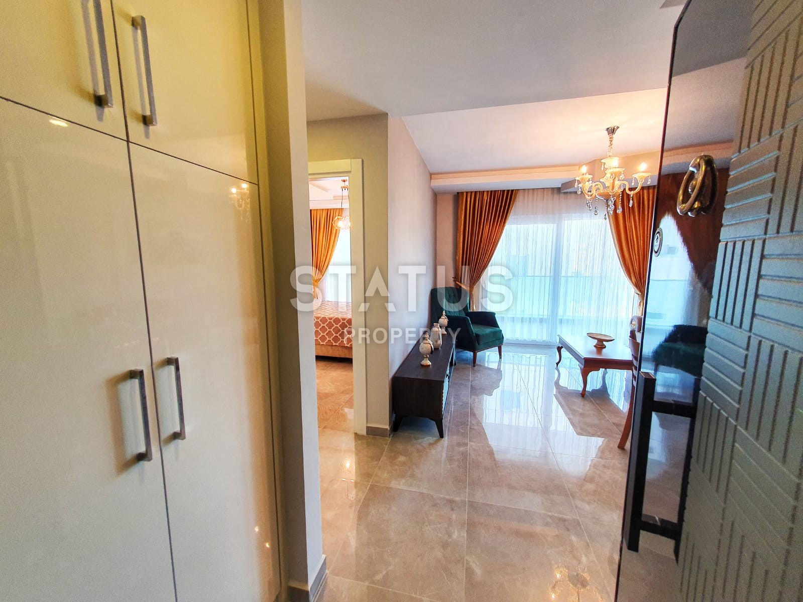 Апартаменты 1+1 с мебелью и техникой, 64 м2. Махмутлар, Алания. фото 9