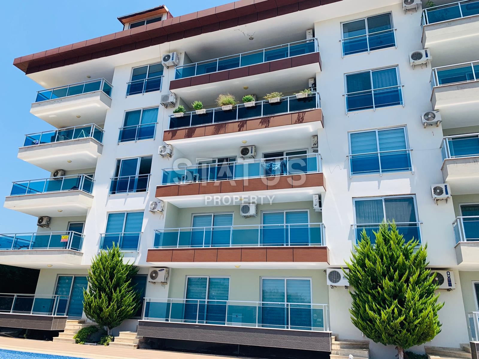 Трехкомнатная квартира в Кестеле, 140 м2 с видом на море и горы фото 24